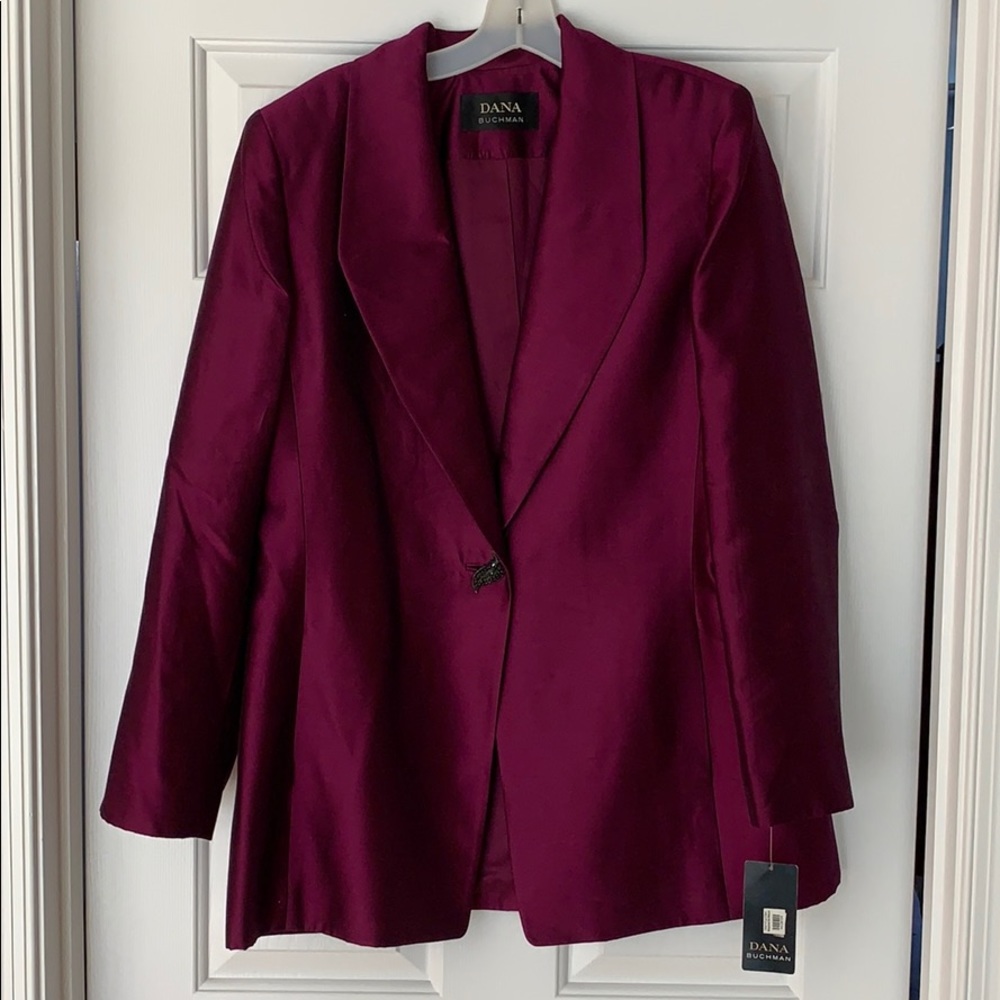Plum Dana Buchman blazer